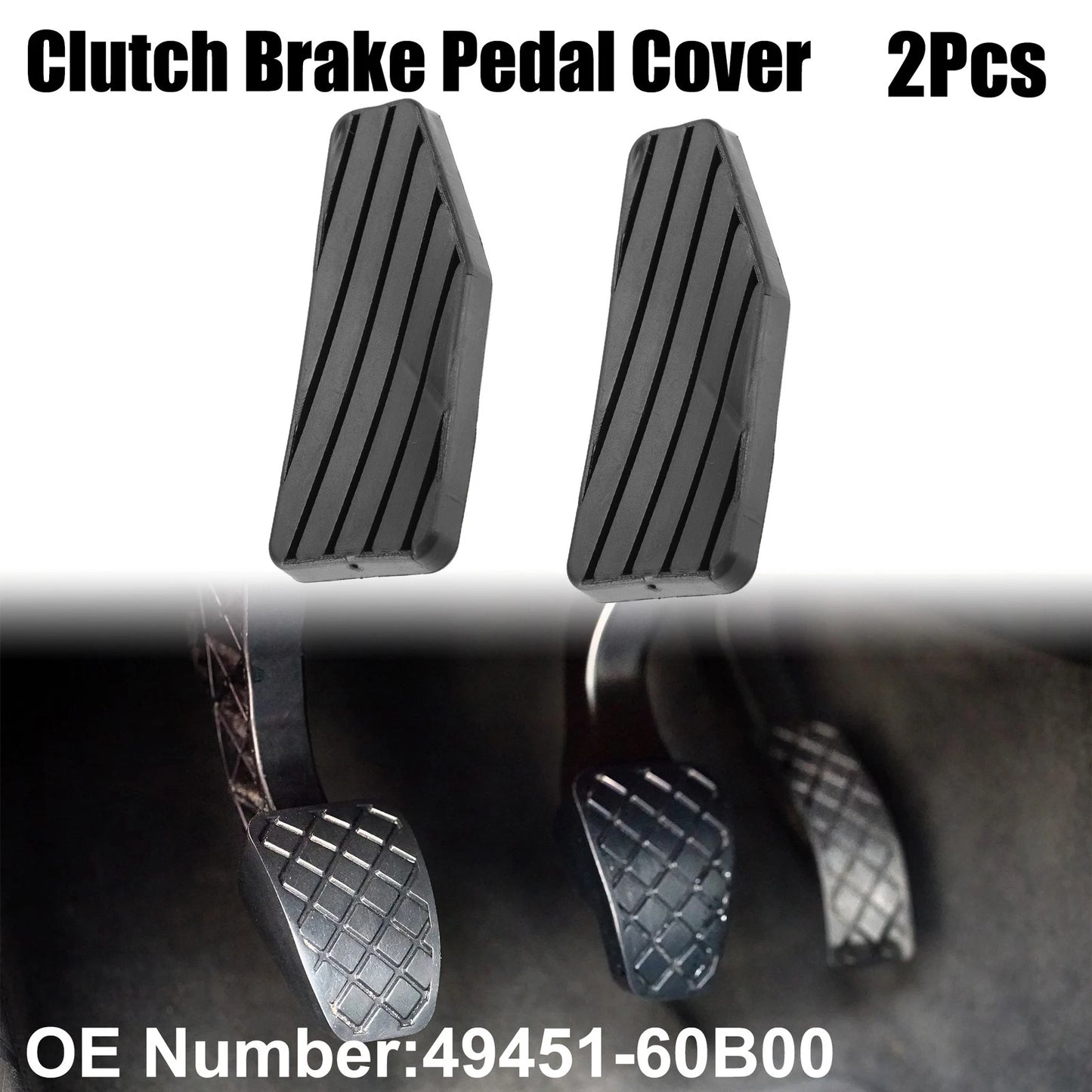 Gas Pedal Covers for Suzuki Aerio Black (2002 - 2007)