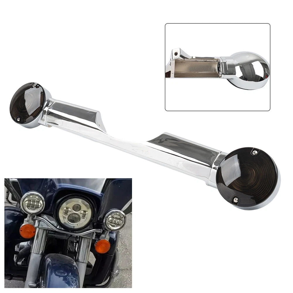 Chrome Rear Turn Signal Bar Lens for Harley Road King FLHR Classic (1994-2023)