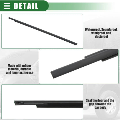 Front Left Right Door Window Belt Weatherstrip for Toyota Sienna (2004-2010)