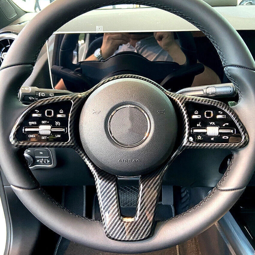 Steering Wheel Cover for Mercedes Benz A Class W177 A180 A200 A220 (2019-23)