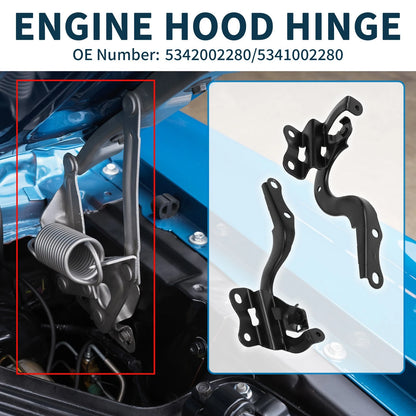 Hood Hinges 1 Pair for Toyota Corolla (2017-2019)