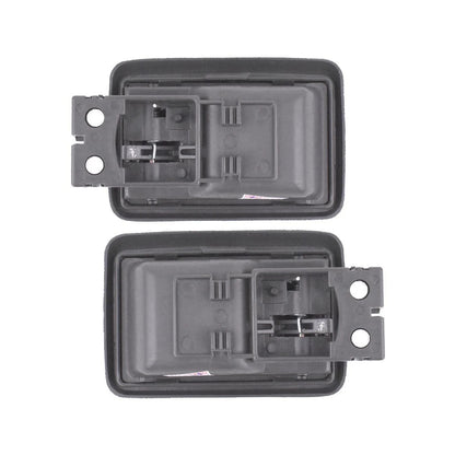 L+R Interior Grip Holder Inner Door Handle Gray Fits Nissan D21 Navara 1986-97
