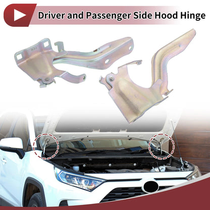Hood Hinges 1 Pair for Nissan Rogue (2014-2020)