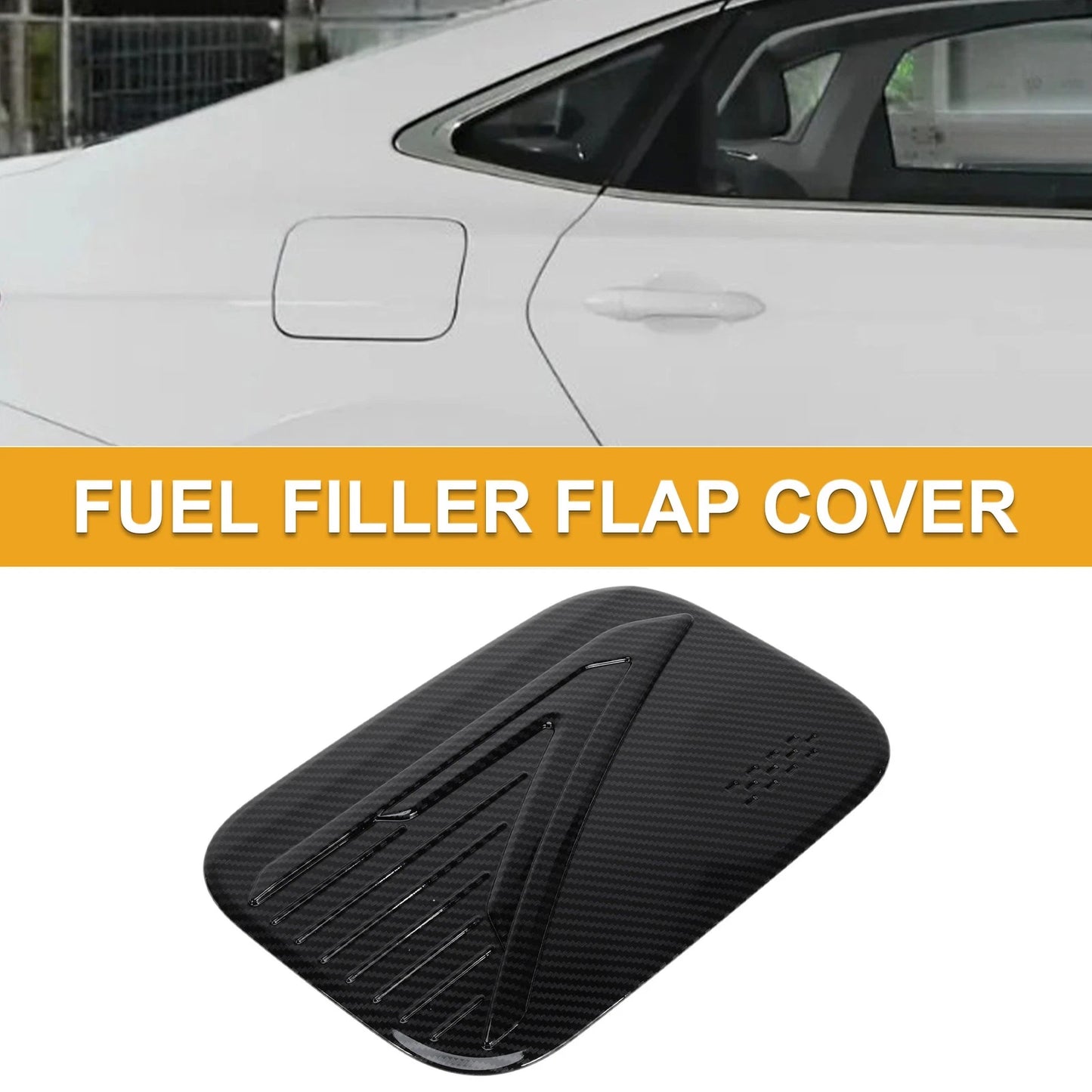 Fuel Tank Door Cap Carbon Fiber Black for BMW X1 (2023-2025)