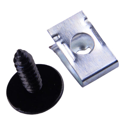 Bumper Splash Shield Guard Under Engine Cover U-nut Clips for Car