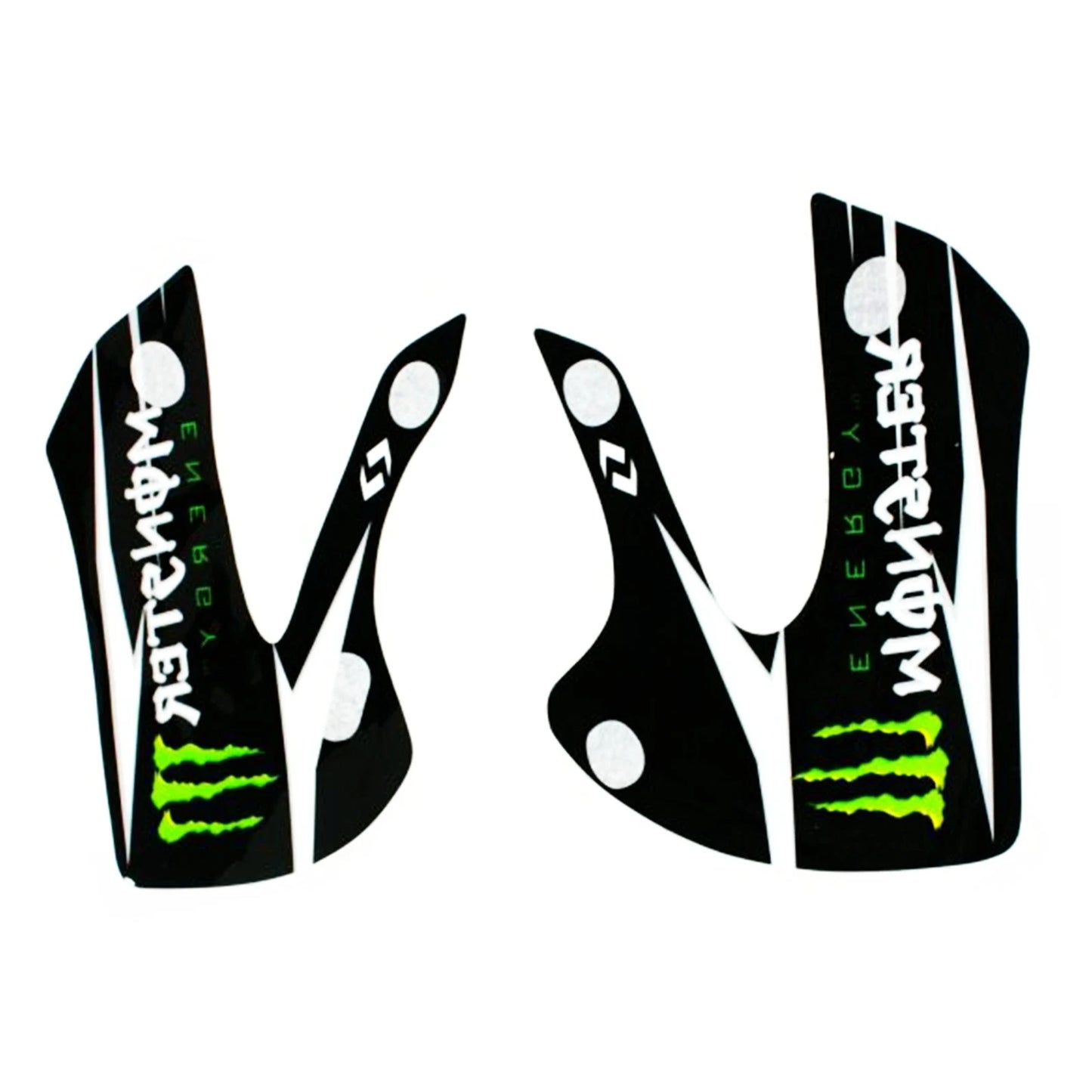 Monster Decals Graphic Stickers for KLX110 Style Fairing Dirt Bike