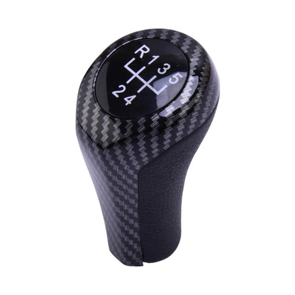 Carbon Fiber 5 Speed Manual Gear Knob for BMW 1 3 5 Series X1 X3 (2004-2023)