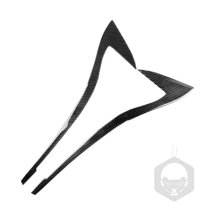 2 x Carbon Fiber Light Eyebrow Trim for BMW 3 Series G20 G28 (2019–2024)