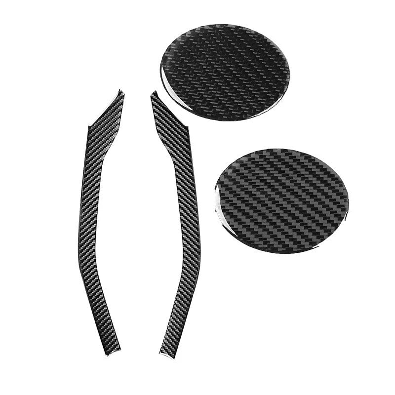 Soft Carbon Fiber Front Seat Water Cup Holder Trim for Toyota Corolla 2019-2024