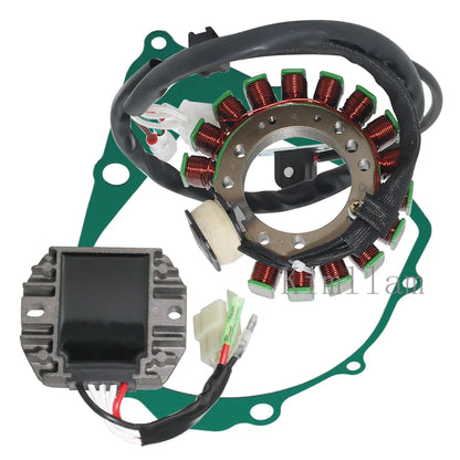 Stator Coil, Regulator Rectifier, Gasket for Yamaha YFM350FW Big Bear 350 (1997)