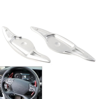 Silver Steering Wheel Paddle Shifter Extensions for Hyundai G90 (2018-2023)
