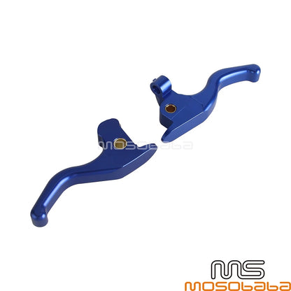 Adjustable Hand Brake Clutch Levers Blue for Harley Touring FLTRX (2014-2023)