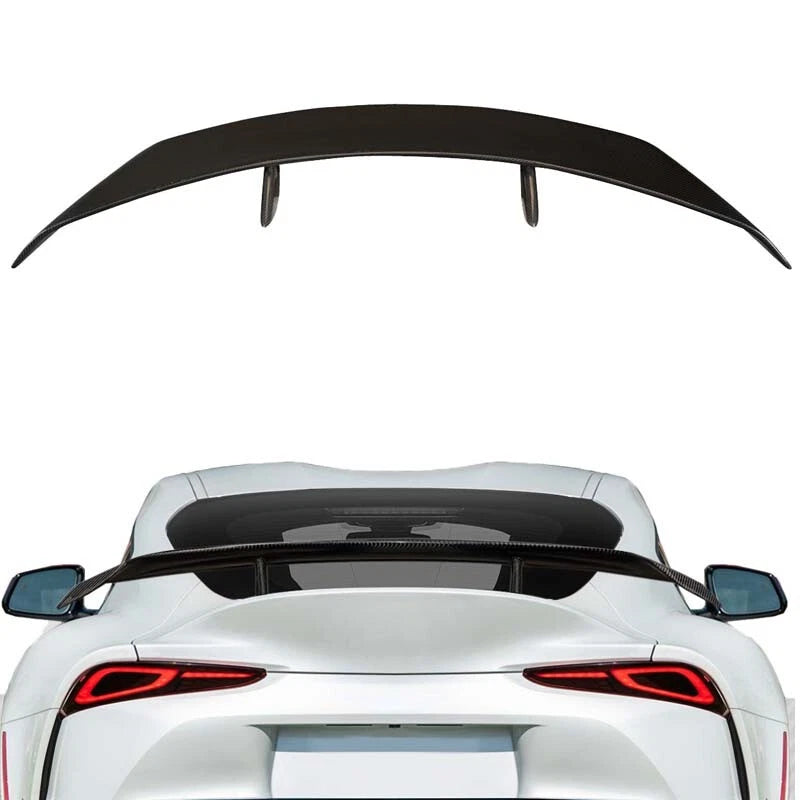 Real Carbon Fiber Rear Trunk Spoiler Wing for Toyota Supra A90 2019-2023