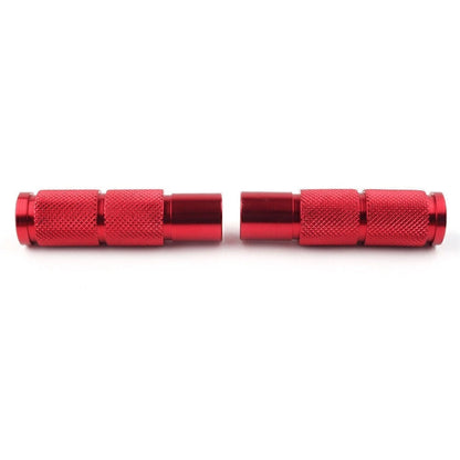 Red Universal Motorcycle Bike Foot Pegs Rear Set Pedals for Racing