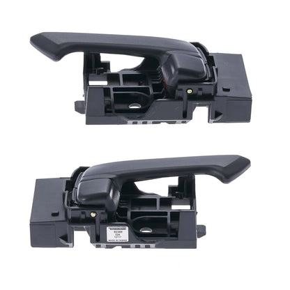 4pc Inner Door Handle Set Black for Holden Rodeo RA (2003-2008)