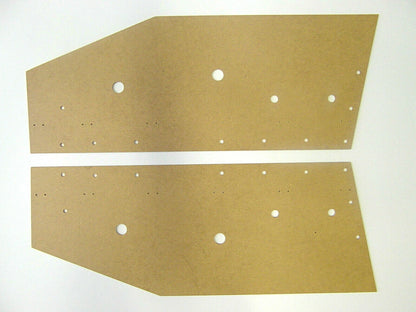 Door panels / Pair L+R for Jaguar E-type S1 Coupé (1961–1968)