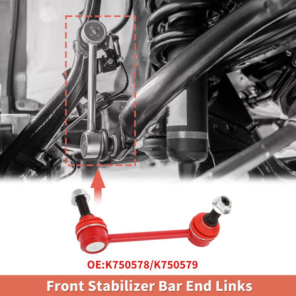 Front Sway Bar Links Stabilizer Link Kit for Jeep Grand Cherokee