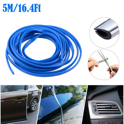 16.4FT Chrome Car Door Edge Guard Molding Trim Protectors