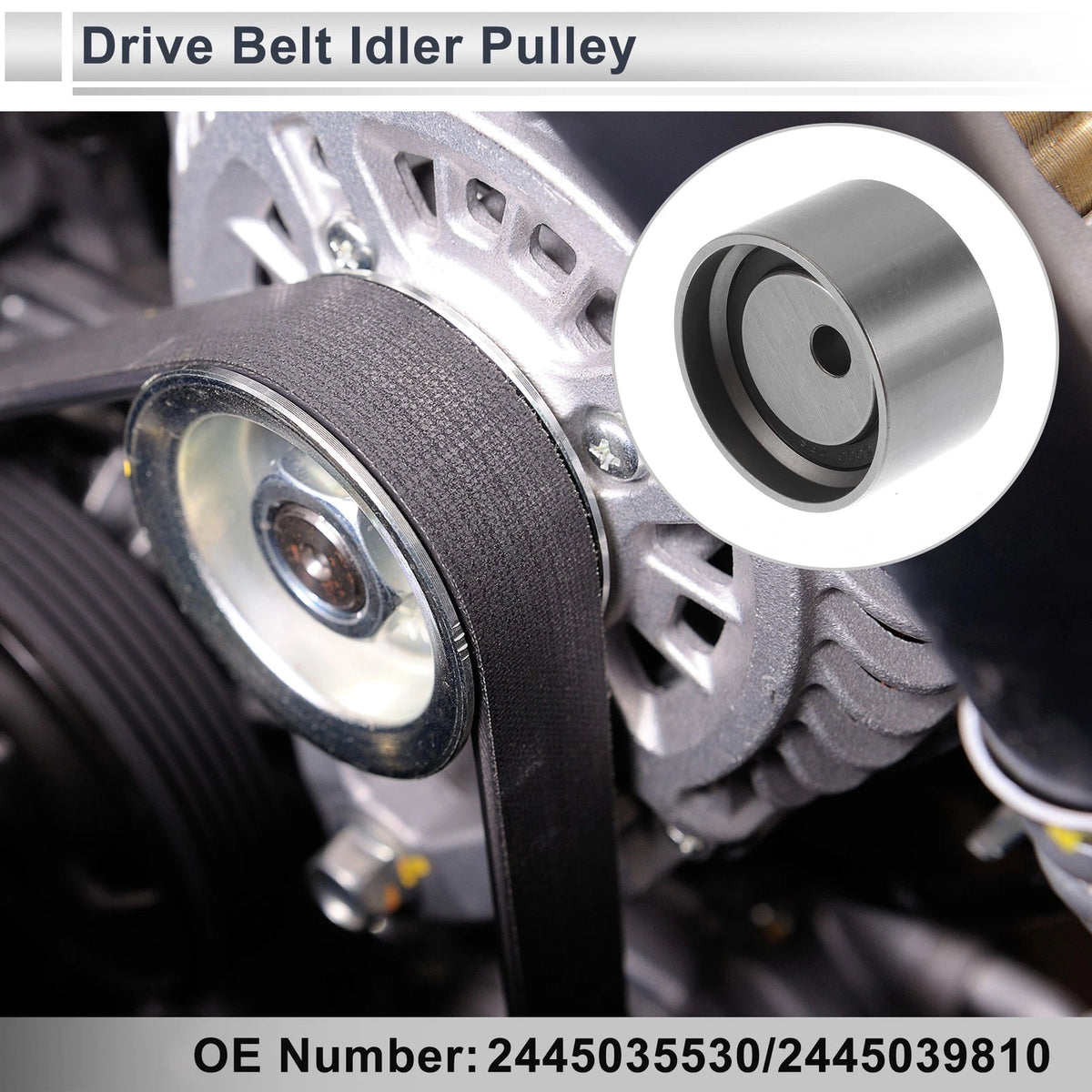Drive Belt Idler Pulley for Chrysler Sebring (1995-2005) 1 Pc