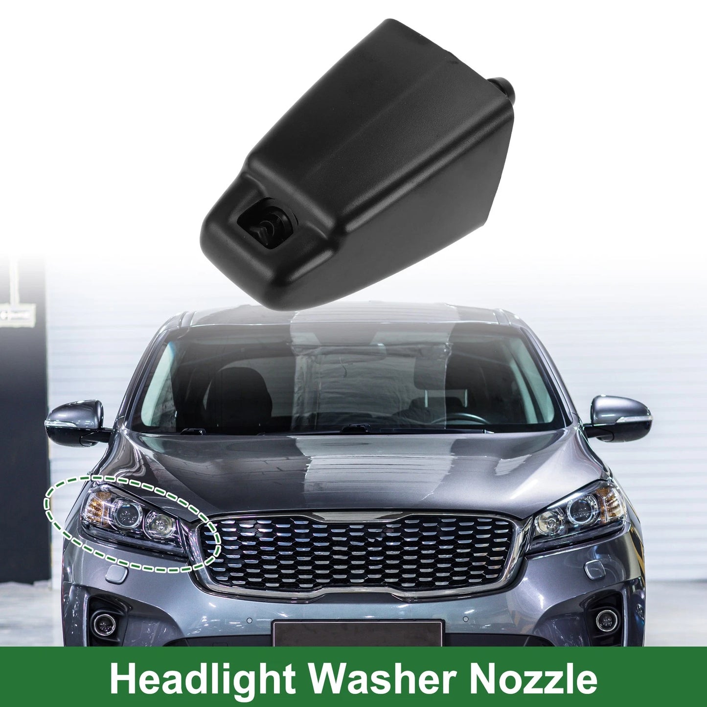 Headlight Washer Nozzle Front Driver or Passenger Side for Toyota Land Cruiser