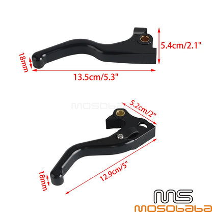 Brake Clutch Handle Levers for Harley Sportster XL1200C XL1200XS XL1200NS (14-22)