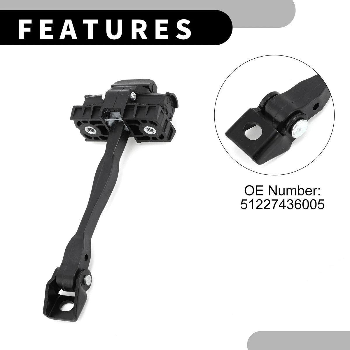 Door Check Strap Stopper Limiter for BMW X1 F49 X1 (2016)