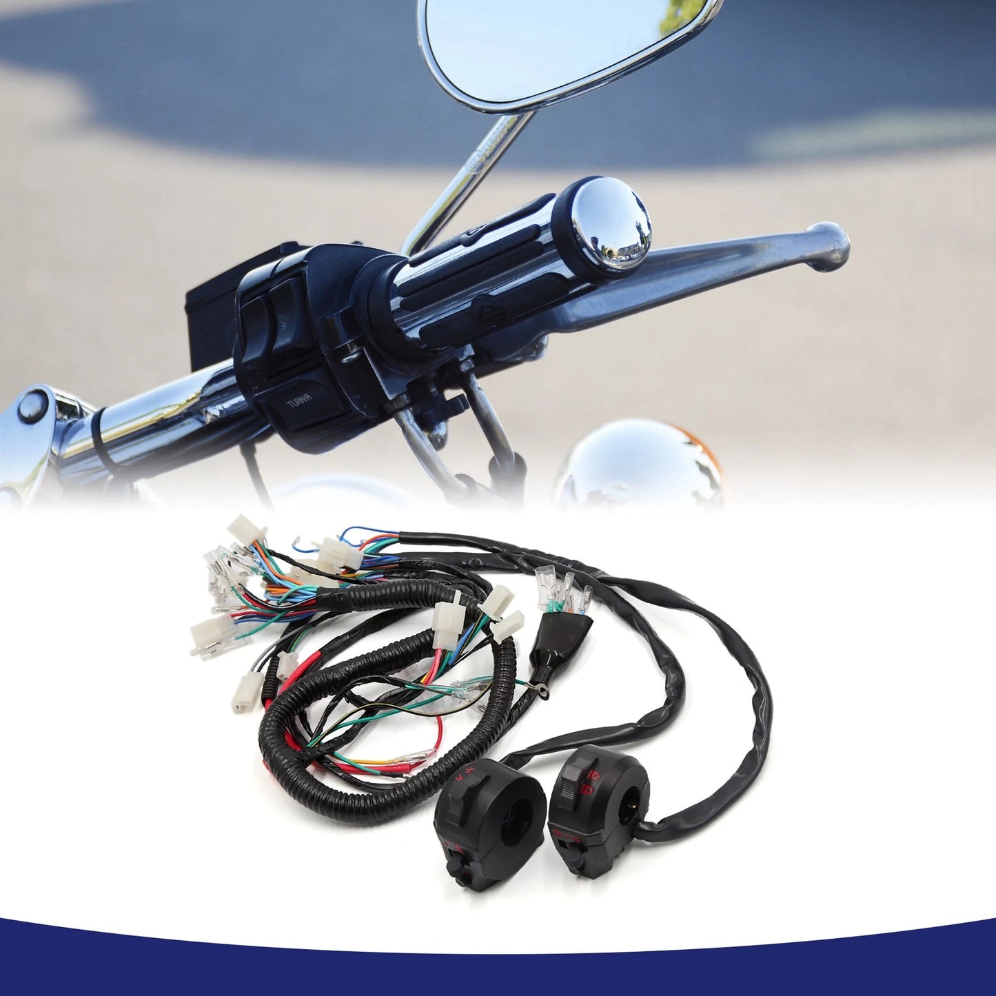 Electrical Main Wire Harness Switch Kit Item for CG125