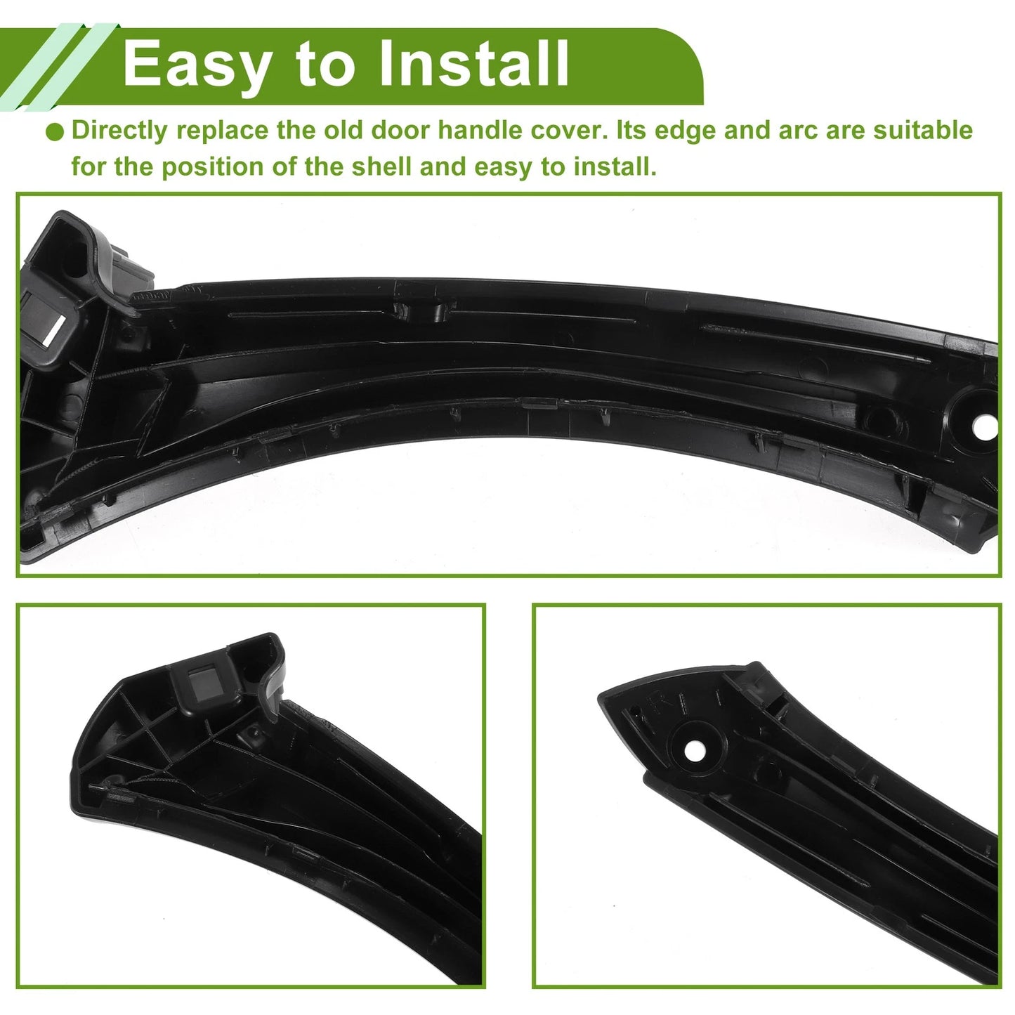 Door Panel Handle Pull Trim Cover for BMW E90/E91 323 325 328 330 (2006-2013)