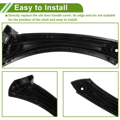 Door Panel Handle Pull Trim Cover for BMW E90/E91 323 325 328 330 (2006-2013)