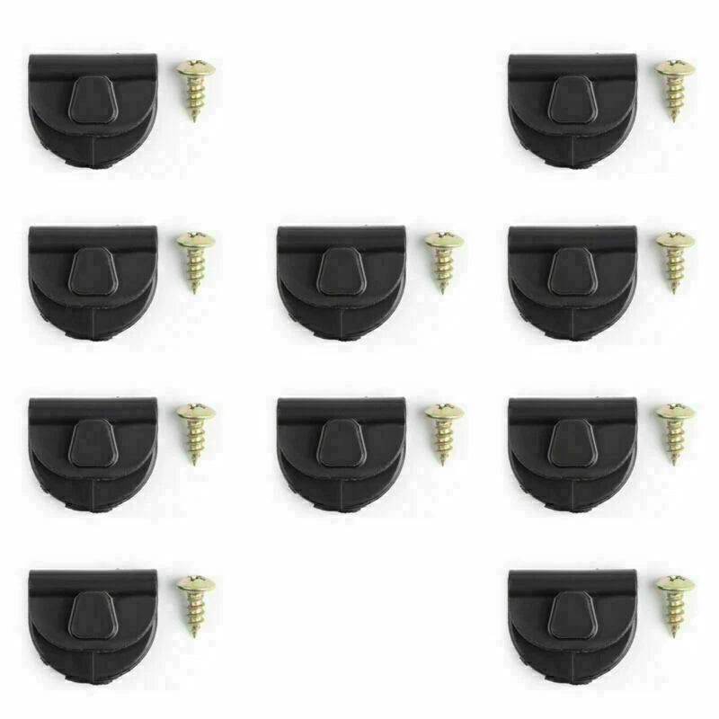10x Battery Left Side Cover Clips for Harley Sportster XL883/1200 (2004-2018)