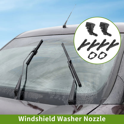 Windshield Washer Nozzle With Hose Connector / 1 Set / for Toyota