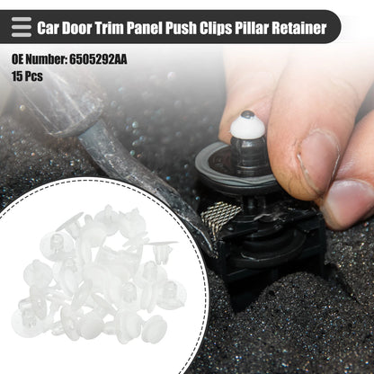 Car Door Trim Panel Push Clips Pillar Retainer 15 Pcs for Dodge