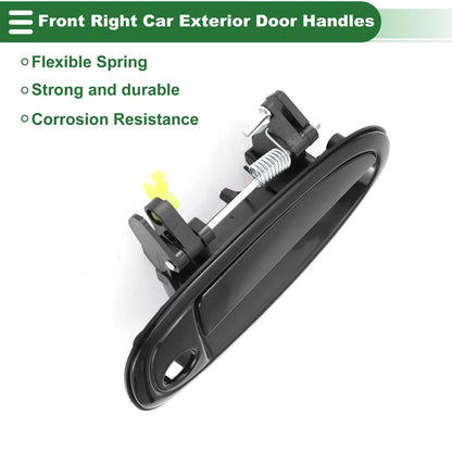 Front Right Exterior Door Handle for Toyota Avalon (1995-1999) Black