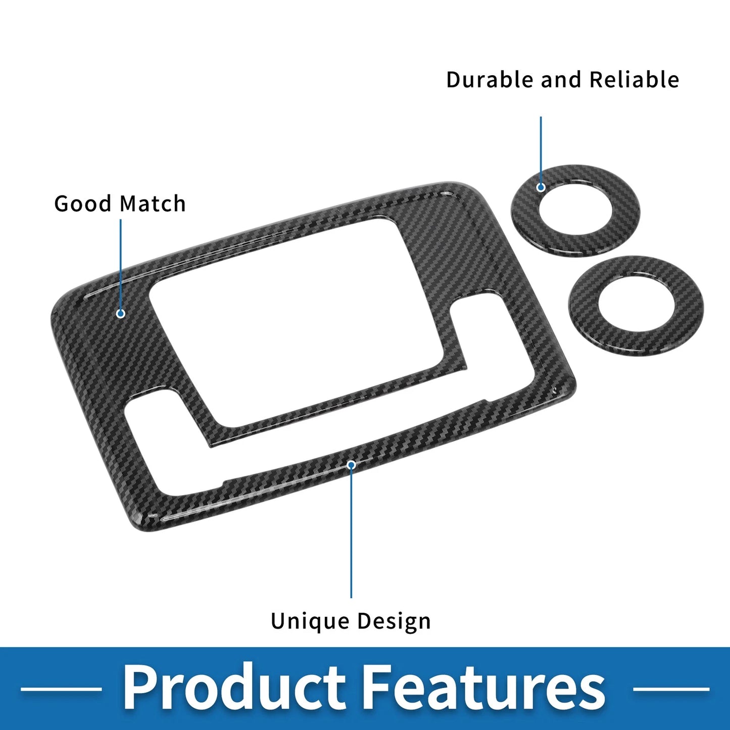 Car Back Row Headlight Trim Bezel for Honda HR-V (2021-2022)