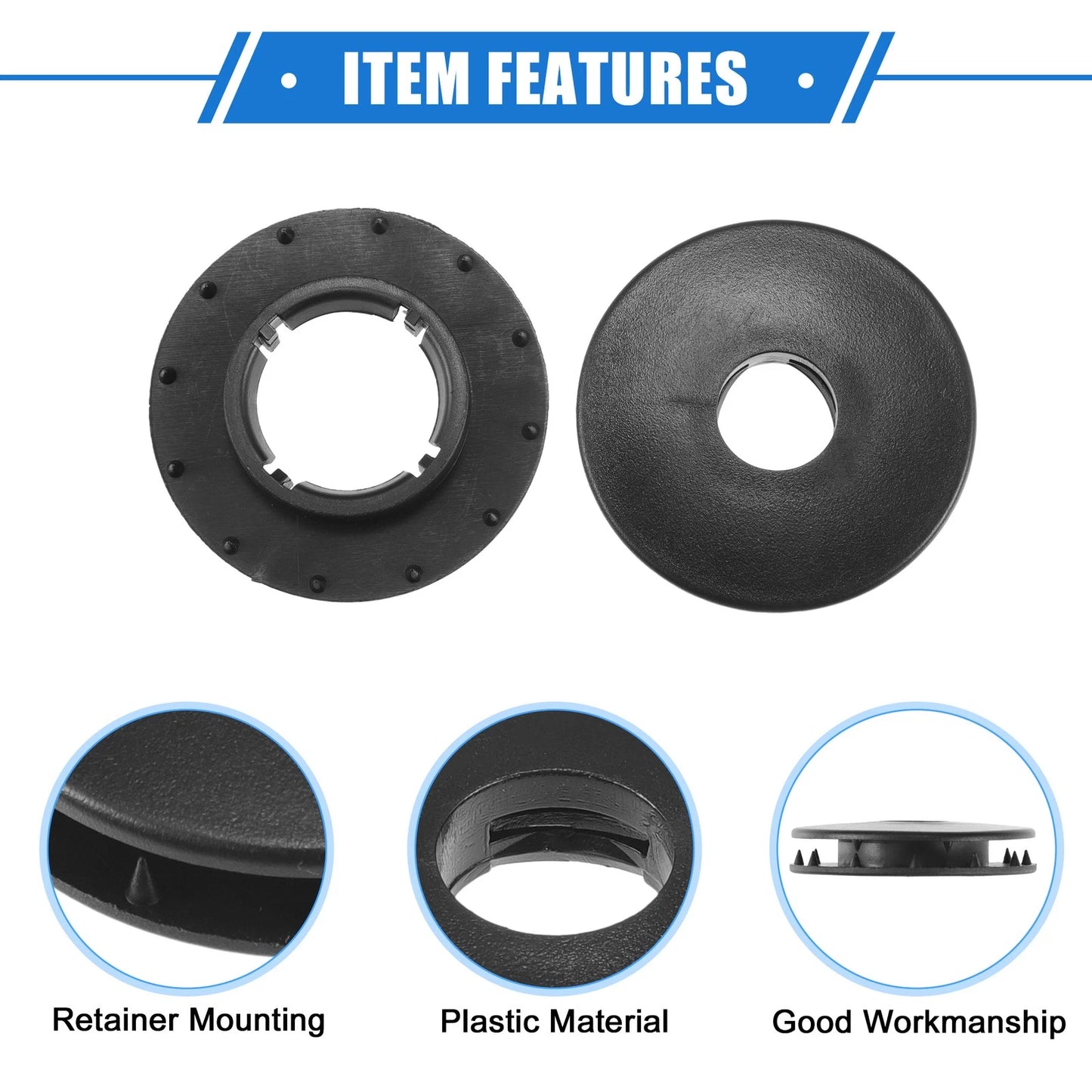 2 x Car Holder Retainers for Ford Floor Mat Fixing Clips (Fits Various Models)