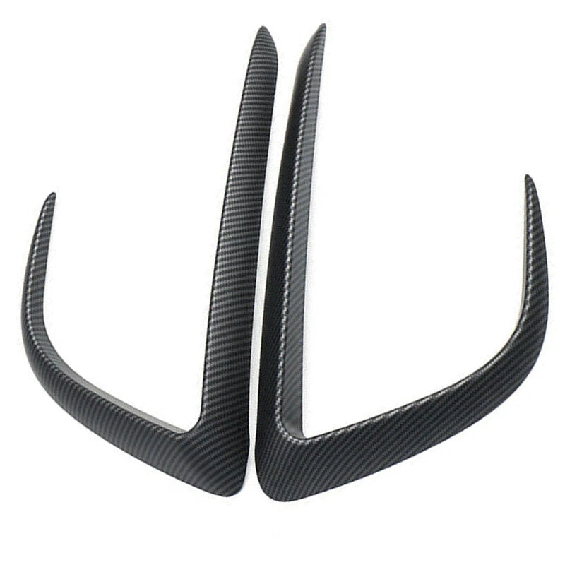 Carbon Fiber Front Fog Light Eyebrow Covers for Tesla Model Y (2020-2022)