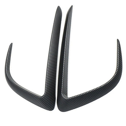 Carbon Fiber Front Fog Light Eyebrow Covers for Tesla Model Y (2020-2022)