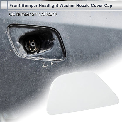 Bumper Headlight Washer Nozzle Cover Cap for BMW 535i (2011-2016)