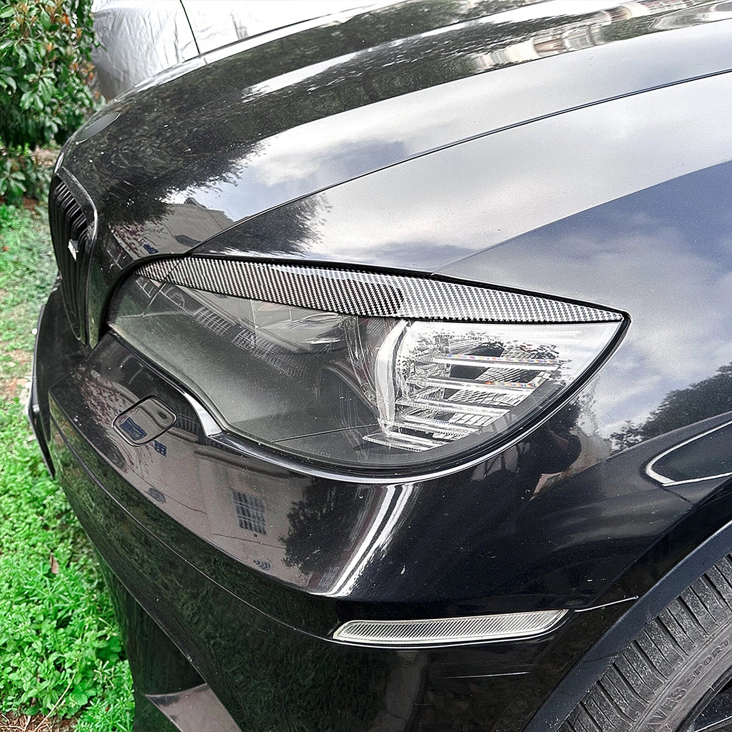 Headlight Eyelid Trims Covers for BMW X6 E71 (2008-2014)