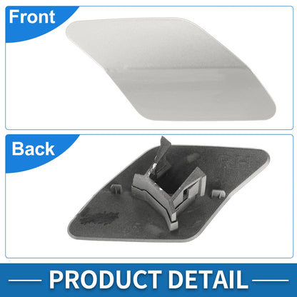 Front Right Washer Nozzle Cover for BMW X6 (2015-2019) Silver Tone