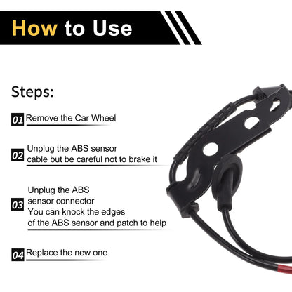 ABS Wheel Speed Sensor for Kia K4 (2014-2017) - 1 Pcs Rear Right