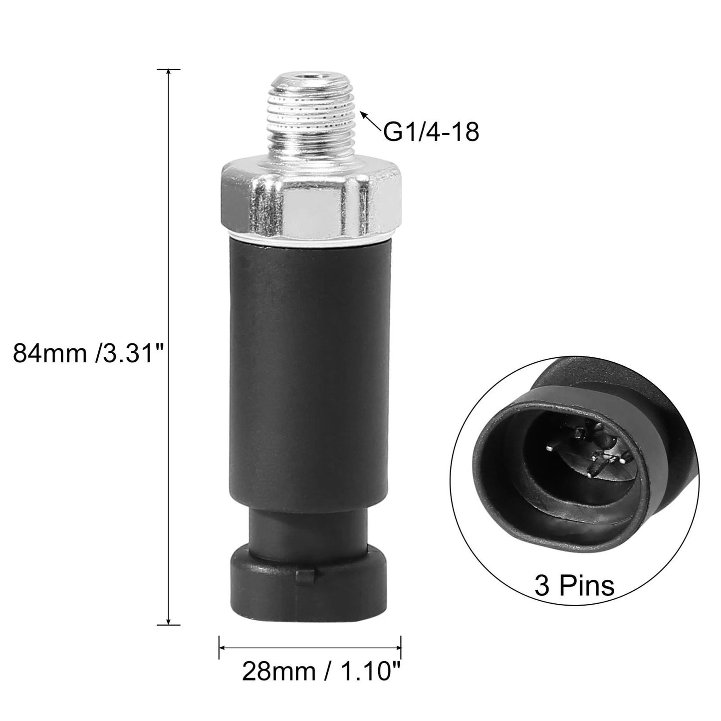 Engine Oil Pressure Sensor Switch Metal for GMC Sierra Chevrolet