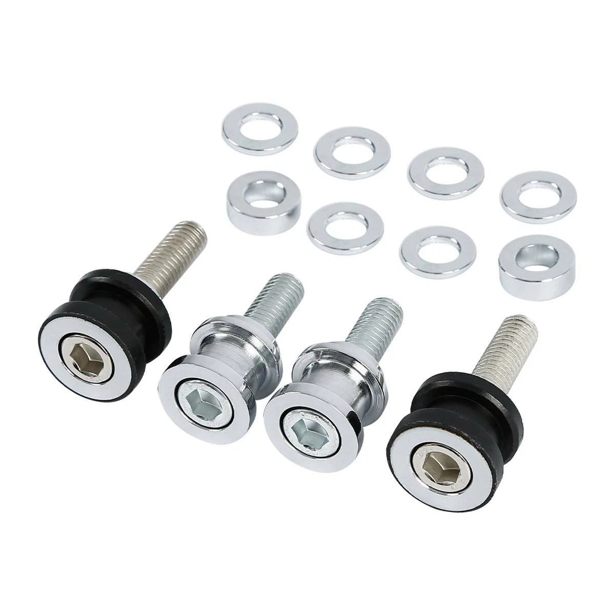 Detachable Chrome Docking Hardware Kit for Harley Fat Boy Breakout (2018-2025)