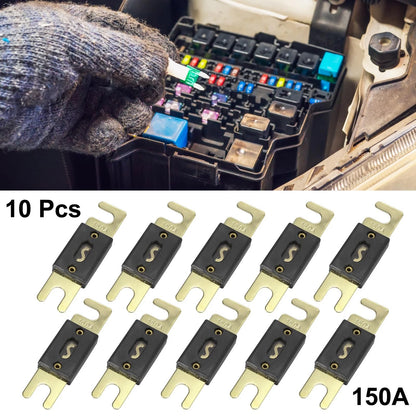 10 x Fuse Replacement 150A ANL Fuses for Car Truck Motorcycle Boat Audio CDs