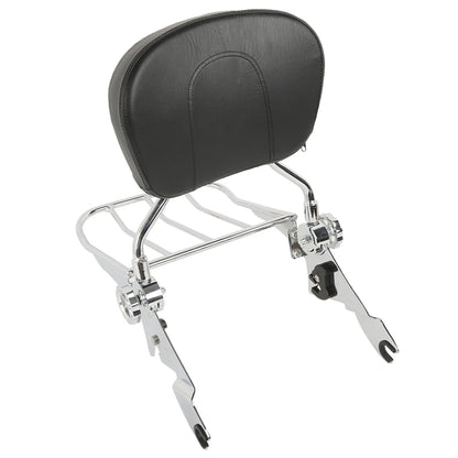 Backrest Sissy Bar Luggage Rack for Harley Touring Electra Glide (2009-2025)
