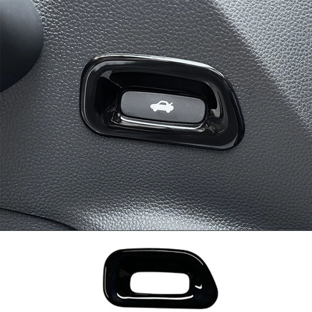 Black ABS Rear Door Tailgate Switch Cover Trim for 2022-2025 Honda Civic
