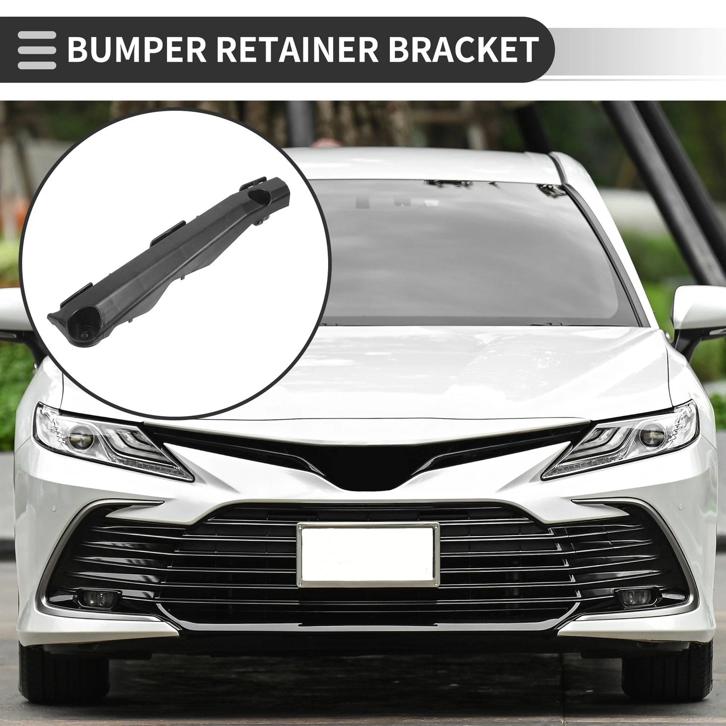 Left Front Bumper Retainer Bracket for Toyota Camry (2012-2014)