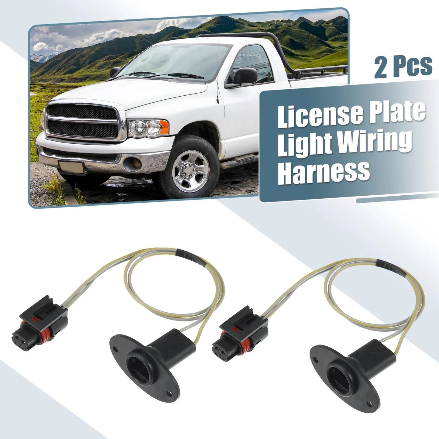 License Plate Light Wiring Harness Socket 5179988AB for Dodge Ram 1500
