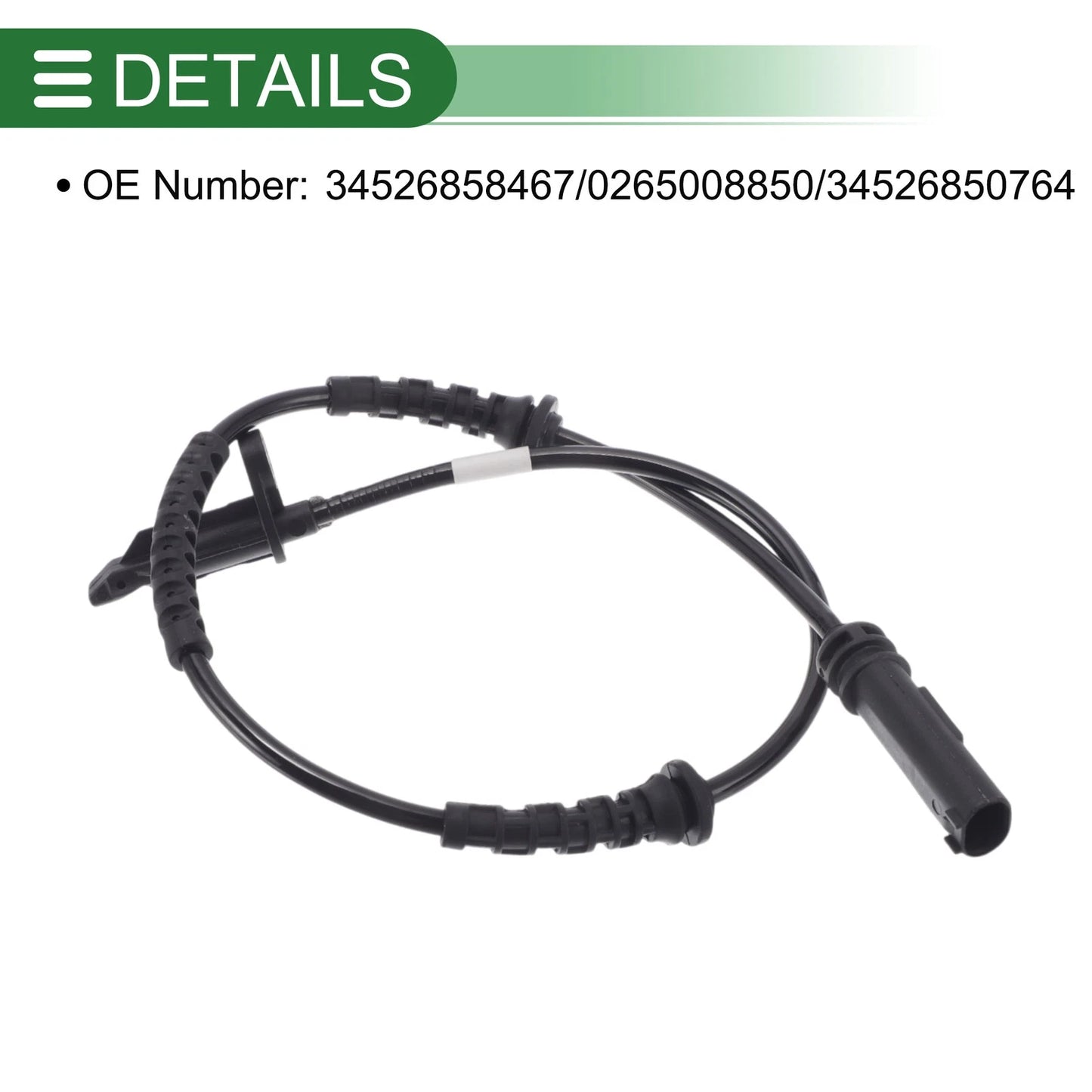 ABS Wheel Speed Sensor for BMW X1 (2014-2020) - 1 x Sensor