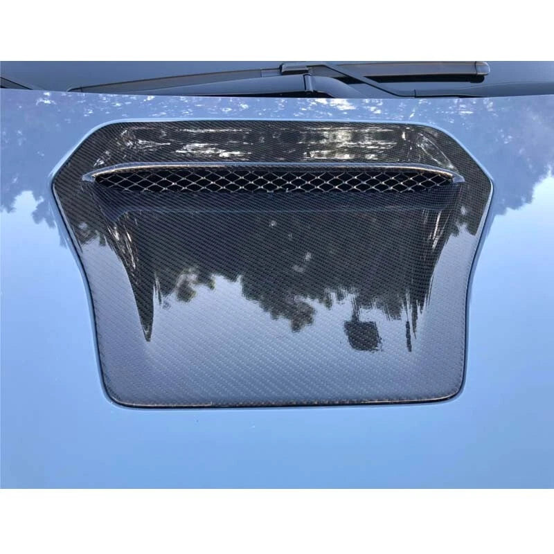 REAL Carbon Fiber Hood Air Vent Cover Replace for Honda Civic Type R FK8 17-21